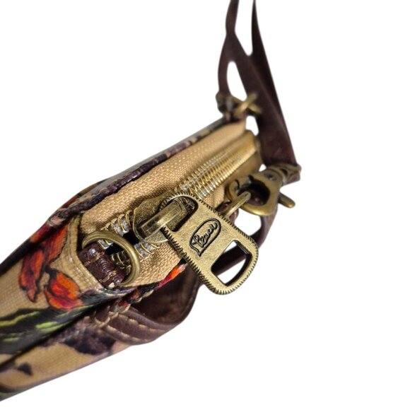 Sakroots Floral Print Mini Crossbody Bag Smartphone Carrier Wallet - Picture 6 of 8